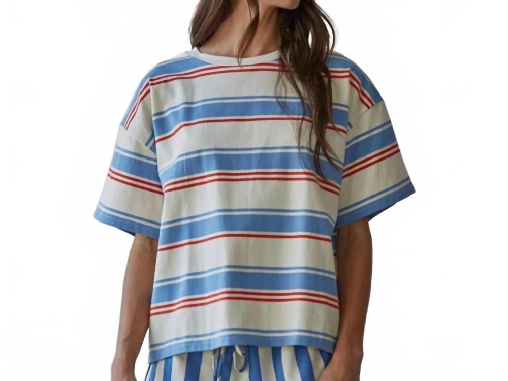 NEW BY TOGETHER the sutton stripe tee in multi